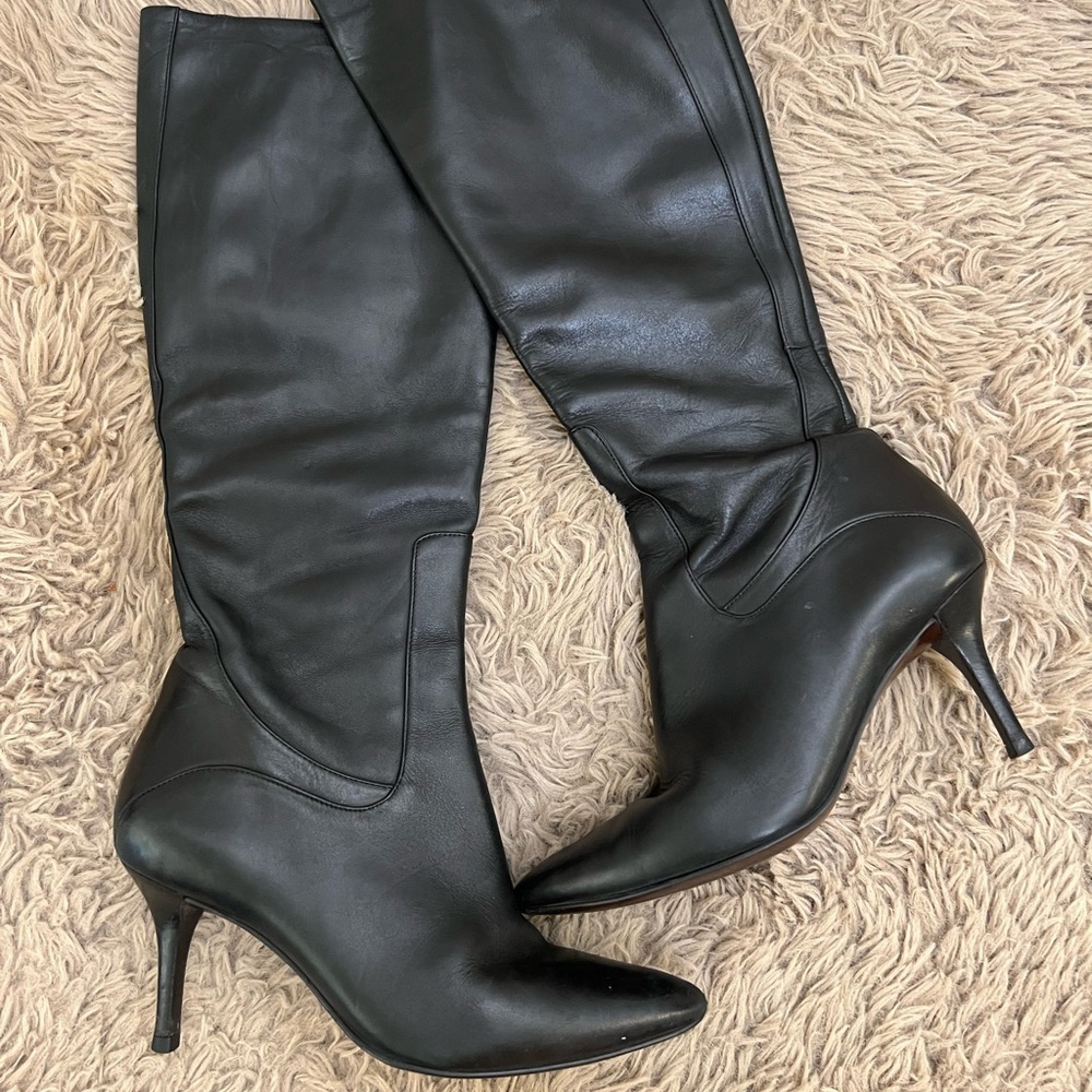 Cole Haan NikeAir leather boots.